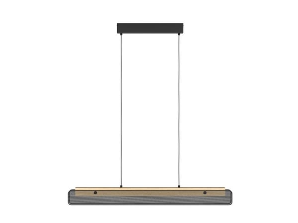 EGLO KOKOMO-Z LANGBORD RGBTW SVART/NATUR FSC
