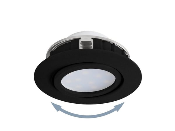 EGLO PINEDA, LED, 360 lm, 220-240 V, Sort