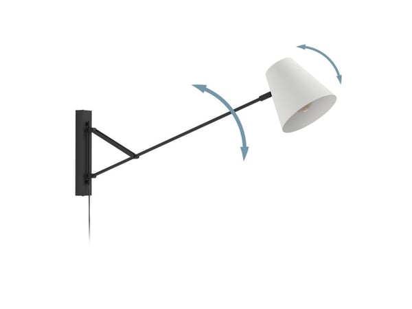 EGLO FORCADET, E27, IP20, Sort, Grå