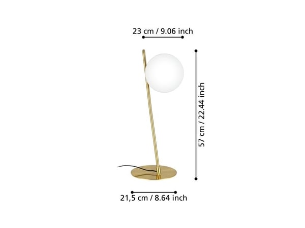 EGLO RONDO 4 BORD E27 BM/OPAL
