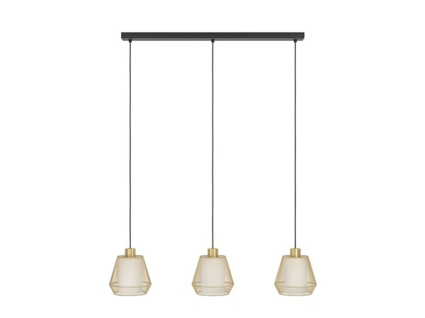 EGLO CITADEL LANGBORD 3L E27 SORT/BM