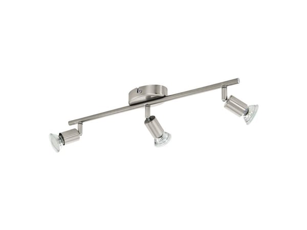 EGLO BUZZ-LED, 3 ampuller, GU10, 3000 K, IP20, Metallisk