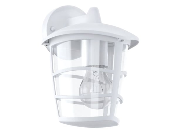 Eglo Aloria - Vegglampe - 1 sokkel - E27 - hvit, blank