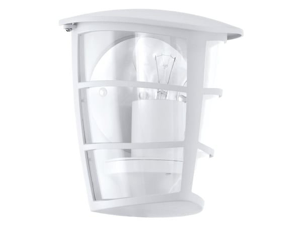 Eglo Aloria - Vegglampe - 1 sokkel - E27 - hvit, blank