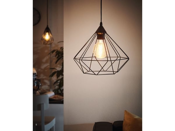 EGLO TARBES, 1 lamppu(a), E27, IP20, Musta