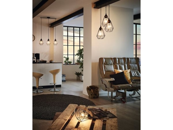 EGLO TARBES, 3 lamppu(a), E27, IP20, Musta
