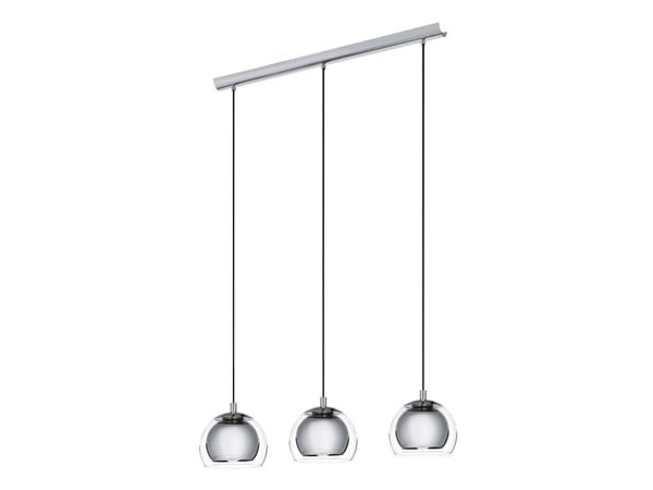 Eglo Rocamar - Taklampe - 3 innganger - E27 - blank, krom