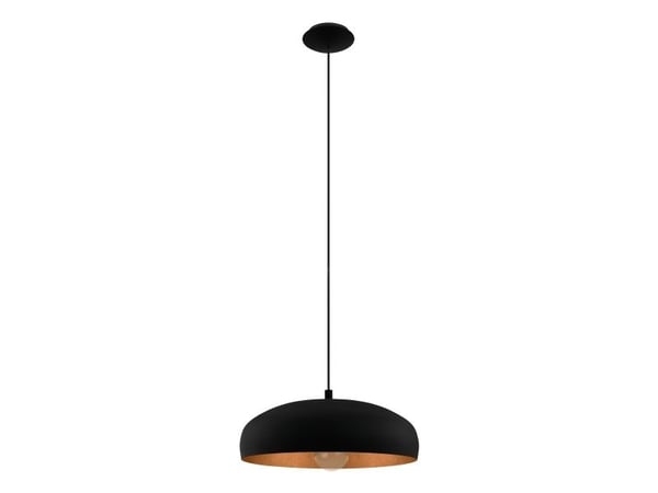 EGLO Mogano 1, Fleksibel montering, Sort, Kobber, Sort, Kopper, Stål, Rund, Innendørs