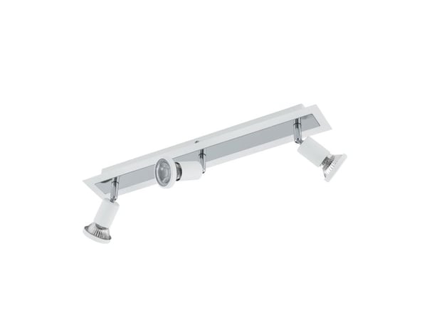 EGLO SARRIA SPOTSKINNE 3L HVIT/KROM