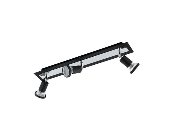 EGLO SARRIA spotskinne 3 l svart/krom