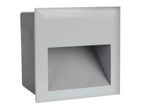 EGLO ZIMBA-LED, Spotlys, Sølv, Støpt aluminium, IP65, II, Sølv