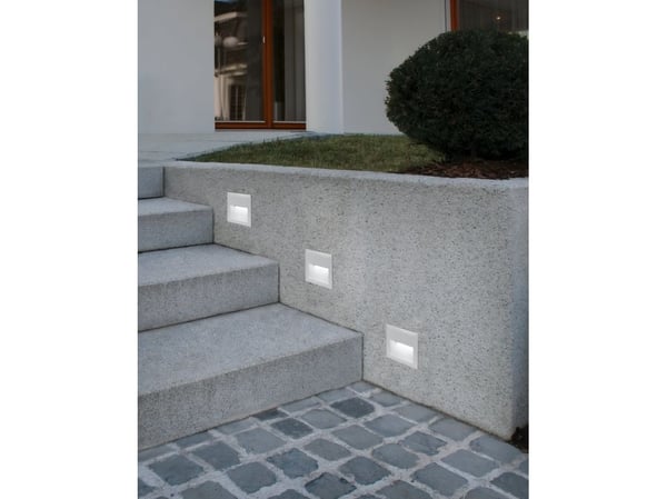 EGLO ZIMBA-LED, Spotlys, Sølv, Støpt aluminium, IP65, II, Sølv