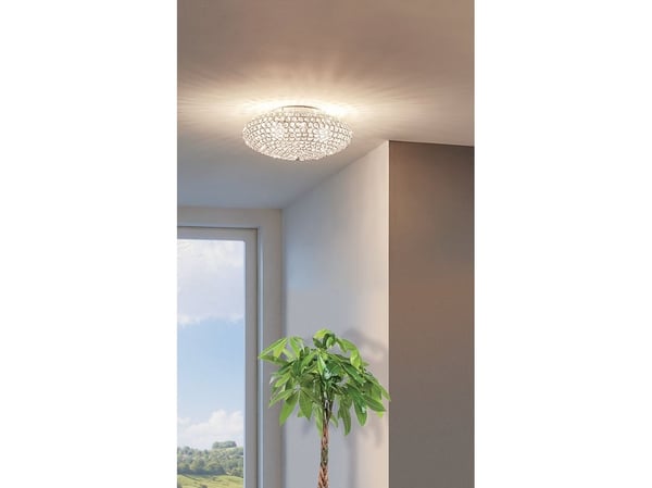 EGLO Clemente, E27, IP20, Krom, Transparent