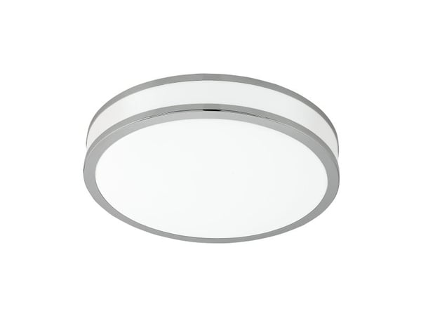 EGLO Palermo 2, LED, Ikke-utskiftbare pærer, 3000 K, 2500 lm, IP20, Kromfarget, Hvit