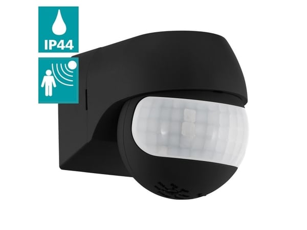EGLO DETECT ME 1, Bevegelse sensor, Svart, Plastikk, IP44, Svart, Bevegelse sensor