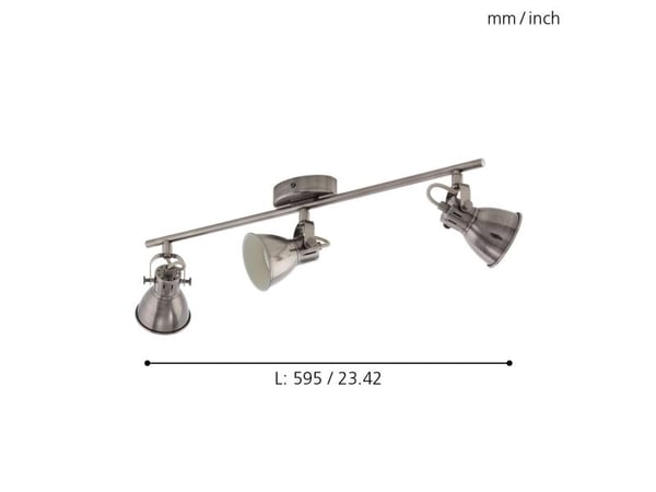 EGLO SERAS spottskinne 3x240lm BS