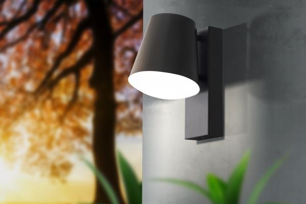 Eglo Caldiero - Vegglampe - 1 sokkel - E27 - hvit, antrasitt