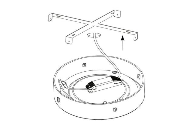 EGLO FUEVA 1 PLAFOND Ø500 26W 3000LM DÆMPB. HVID