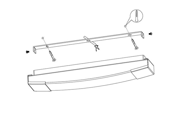 EGLO 97719, Overflatebehandlet, 4000 K, IP44, Hvit