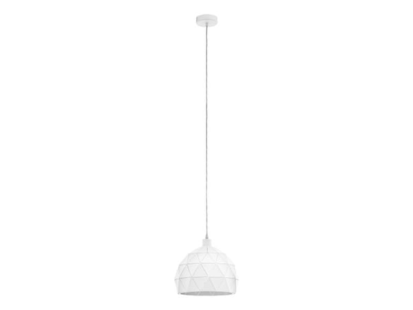 EGLO ROCCAFORTE, Fleksibel montering, Hvit, Hvit, Stål, II, 1 ampuller