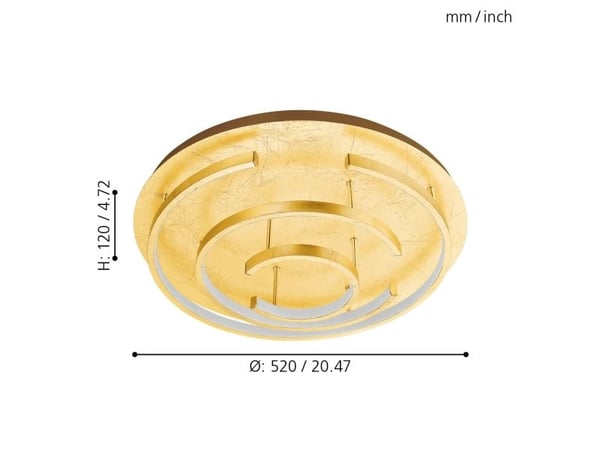 EGLO Pozondon, LED, IP20, Gull