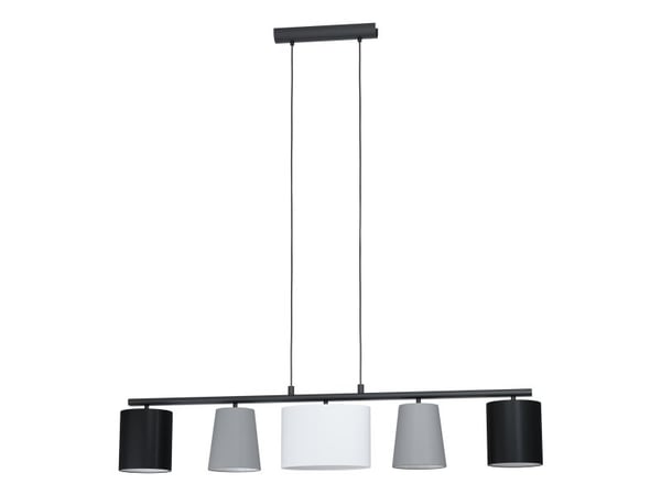 EGLO ALMEIDA LANGBORD 5L L1200 GRÅ/SORT/HVIT