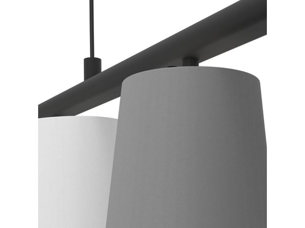 EGLO ALMEIDA LANGBORD 5L L1200 GRÅ/SORT/HVIT