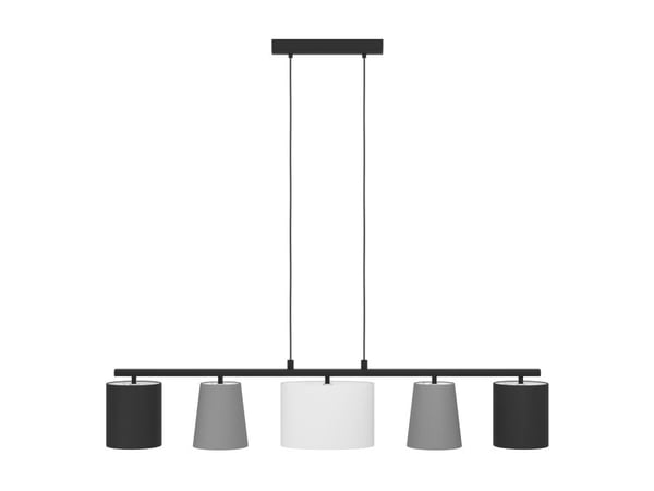 EGLO ALMEIDA LANGBORD 5L L1200 GRÅ/SORT/HVIT