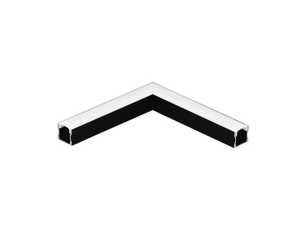 EGLO Surface Profile 2, Modulær profil, Sort, Aluminium, Tak, 40 g, 110 mm