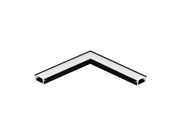 EGLO 98986, Corner wall mount, Vegg, Sort, Aluminium, 0,3 g