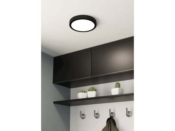 EGLO Fueva 5, 1 ampuller, LED, IP20, Sort, Hvit
