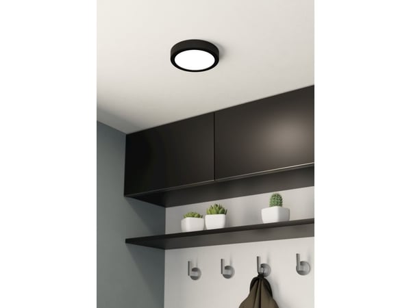 EGLO Fueva 5, LED, 4000 K, 1350 lm, IP20, Sort, Hvit