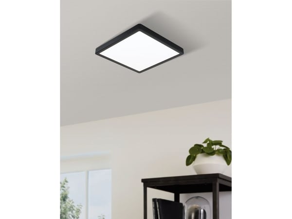 EGLO Fueva 5, LED, IP20, Sort, Hvit