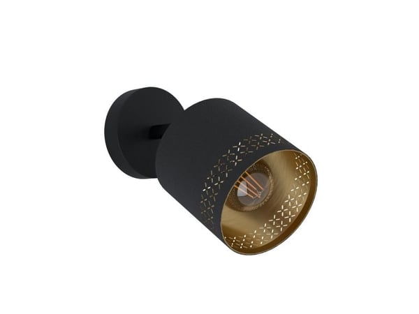 EGLO Esteperra, Overflateegnet, E27, 1 ampuller, 28 W, 220-240 V, Sort, Gull