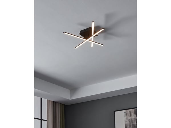EGLO Lasana 3, LED, IP20, Sort, Hvit