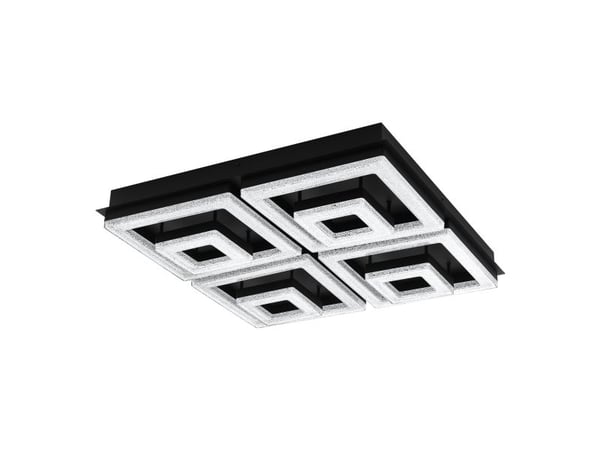 EGLO Fradelo 1, LED, 5500 lm, IP20, Sort, Hvit