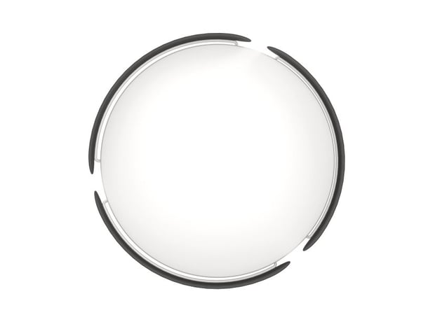 EGLO Valcasotto, LED, 3000 K, 2050 lm, IP20, Sort