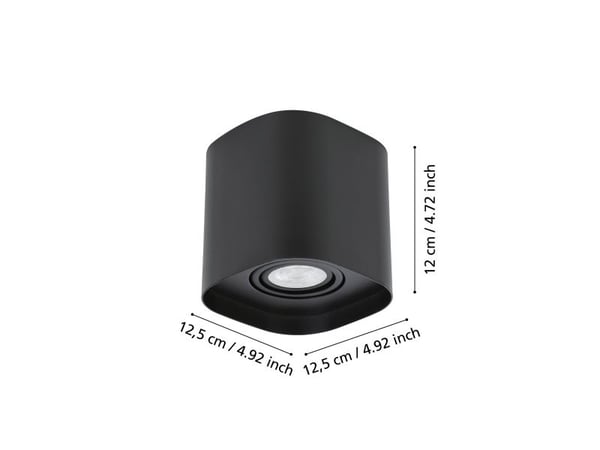 EGLO Caminales-Z, 1 ampuller, LED, GU10, 345 lm, Sort