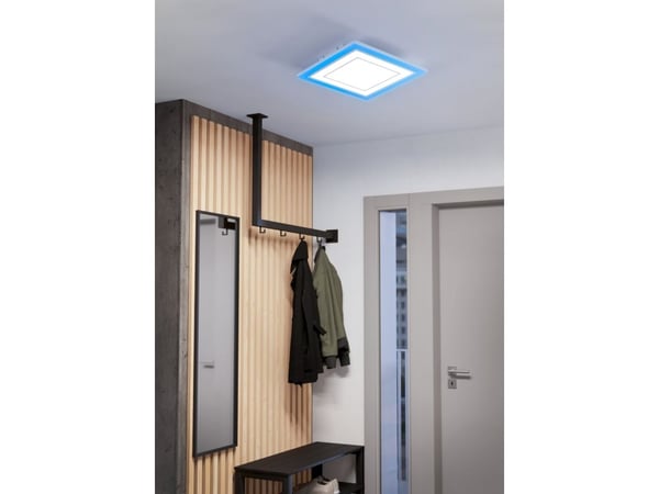 EGLO Ipolitto, 4 ampuller, LED, 3000 K, 3600 lm, IP20, Sort, Hvit