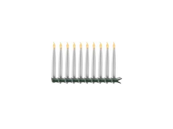 Sirius Home 36217, Sølv, 10 ampuller, LED, Batteri, Batteri, AAA