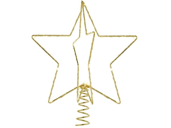 Sirius Christina Juletræstop - Guld - H 25 cm