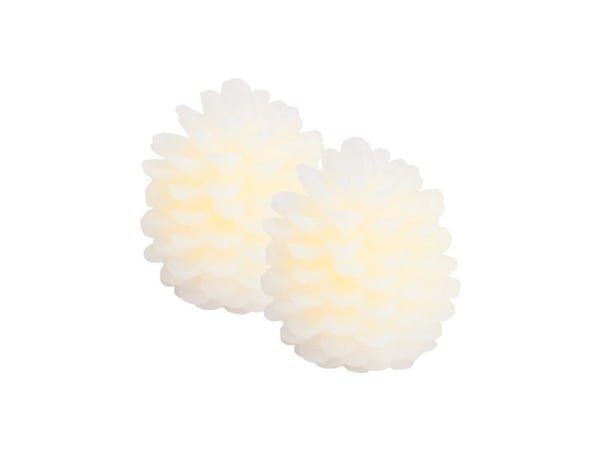 Sirius Clara Cone 2 kpl setti, H10cm, valkoinen