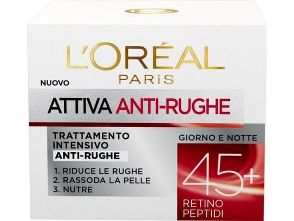 L’Oréal Paris Attiva anti-rynke ansiktskrem 45+ dag og natt 50 ml