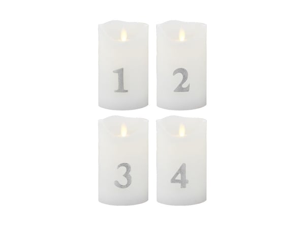 Sirius Home Sara, Sølv, Hvit, 1 ampuller, LED, Batteri, AA, 130 mm