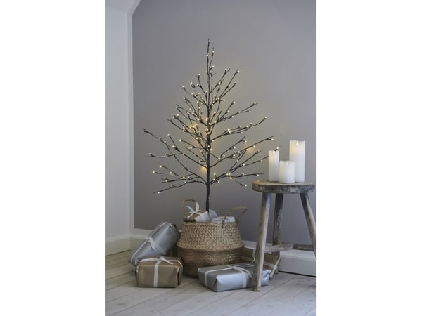 Sirius Sara Exclusive LED-lysestake-/vokslys - Hvit - Ø 7,5 - H 10 cm