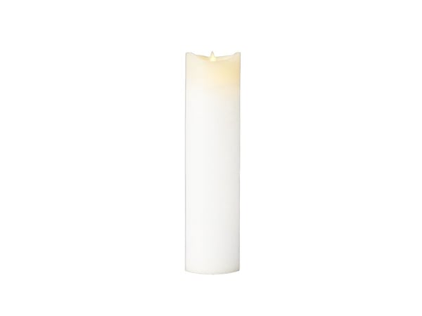Sirius Sara Exclusive LED-lys i voks, hvit Ø 7,5 - H 30 cm