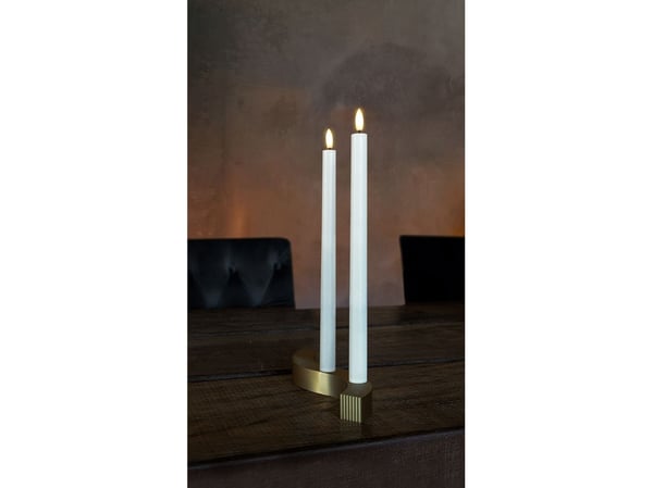 Sirius Sille oppladbart kronelys - Ø 2 cm - H 35 cm - 2 stk