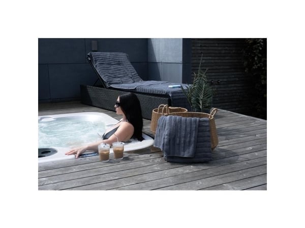 OlsenHome - Bambus Håndklæder Koksgrå - 2 stk 70X140 cm + 2 stk 50X70 cm