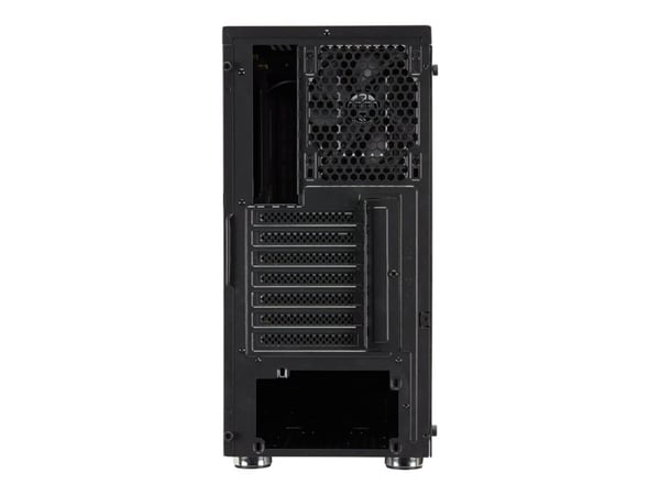 FSP CMT151 - torni - ATX - sivupaneeli ikkunalla - ei virtalähdettä - musta - USB/ääni