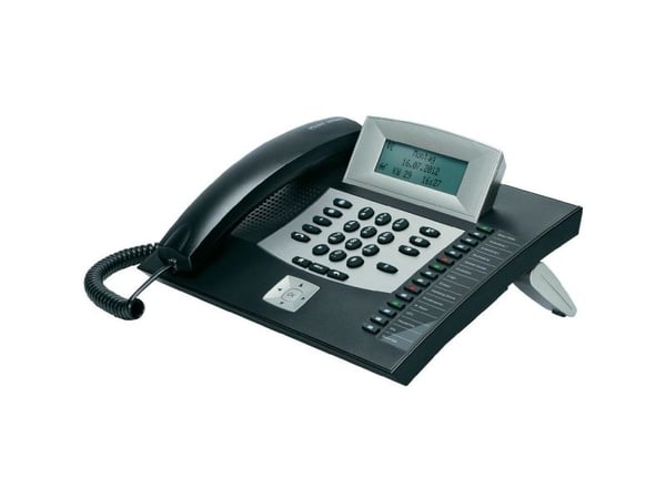 Auerswald COMfortel 1600 - ISDN-telefon - svart - for COMpact 3000 analog, 3000 ISDN, 3000 VoIP, 5010 VOIP, 5020 VOIP